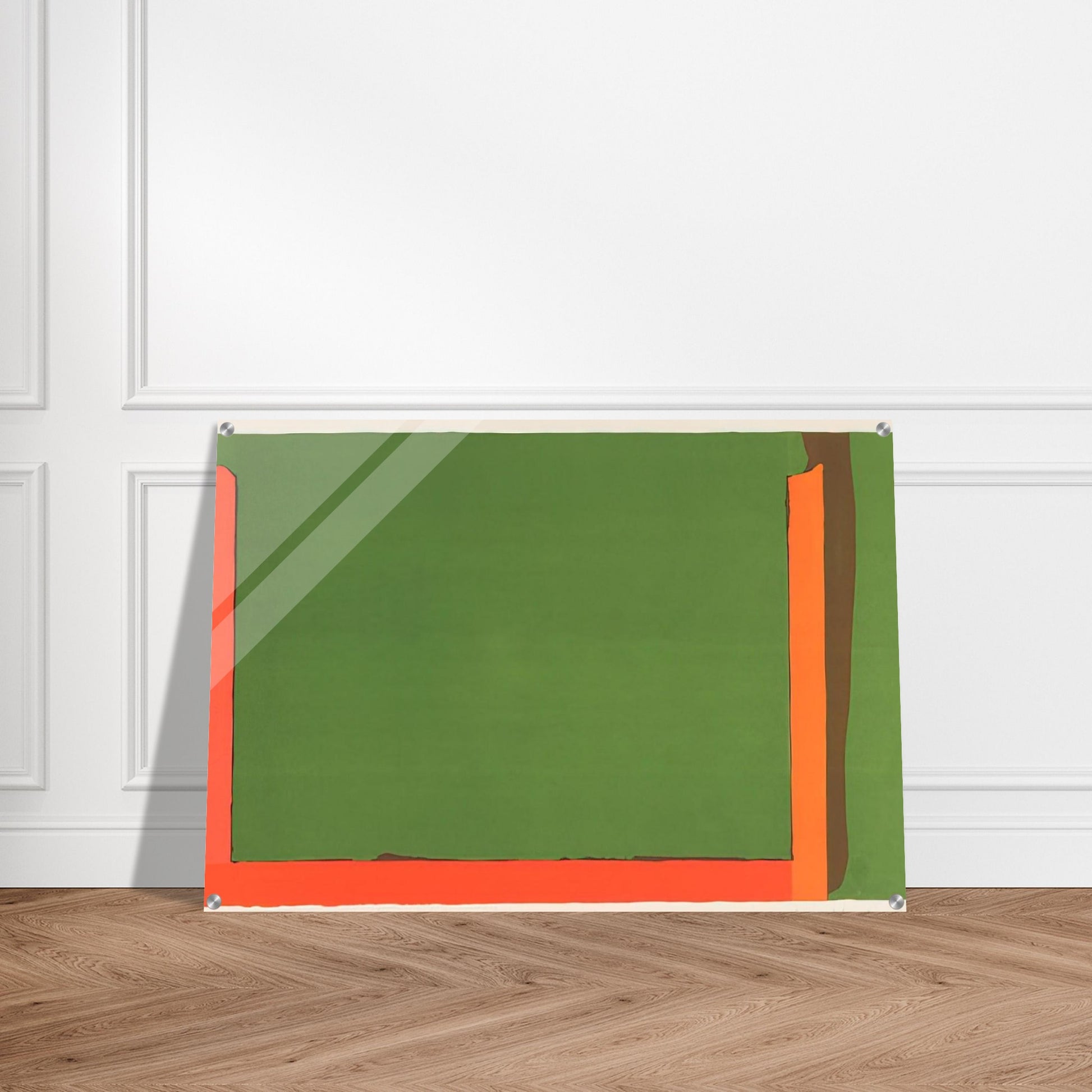 Untitled Litograph - Color Field Painting - John Hoyland Acrylic Print - 70x100 cm / 28x40″ inches