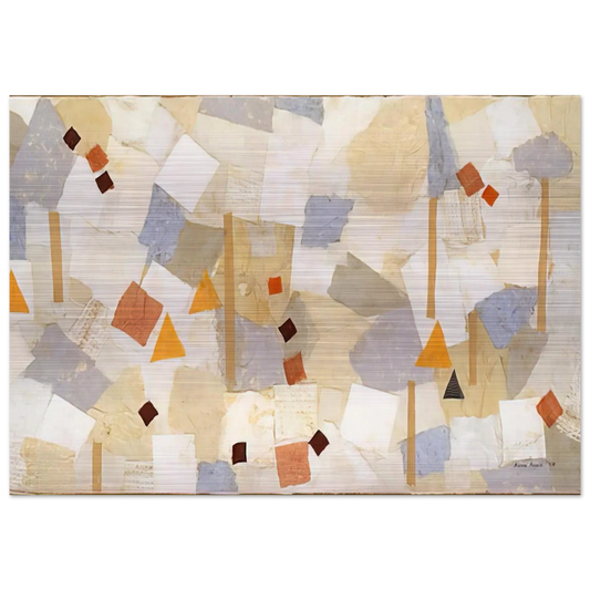 Number 547 - 1954 - Anne Ryan Brushed Aluminum Print - 70x100 cm / 28x40 inches | Anne Ryan Aluminum Print | Anne Ryan Prints