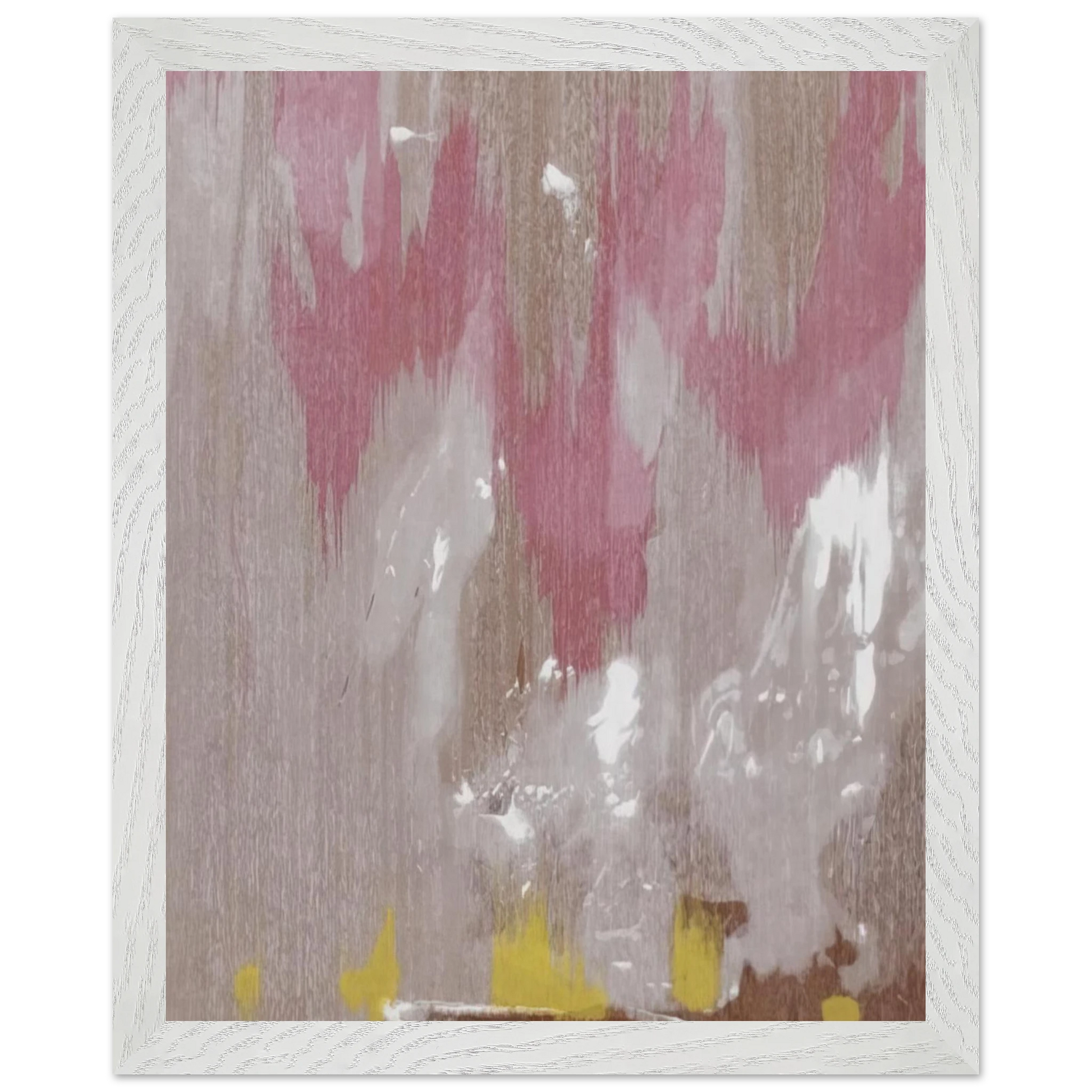 Helen Frankenthaler - Tales of Genji IV - 1998 Wall art - 15x20 cm / 6x8 inches - Premium Wooden Framed Poster With Fine Art Paper-canvas - Black frame