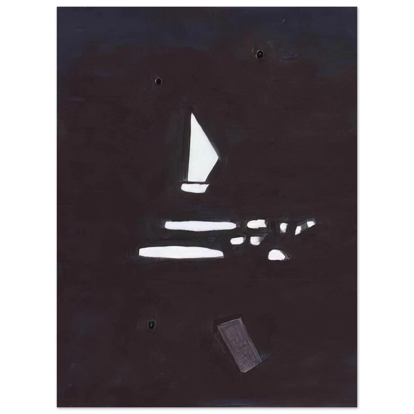 Raoul De Keyser - Oskar 5 - 2005  75x100 cm / 30x40inches Fine Art Poster