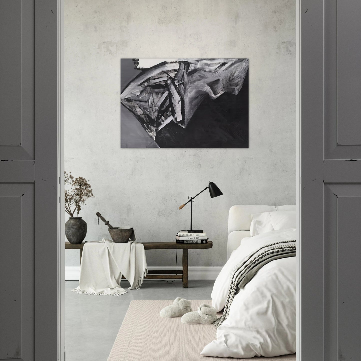 Jay DeFeo/BIG/Samurai No. 8 - Jay DeFeo Brushed Aluminum Print - 70x100 cm / 28x40 inches | Jay DeFeo Aluminum Print | Jay DeFeo Prints