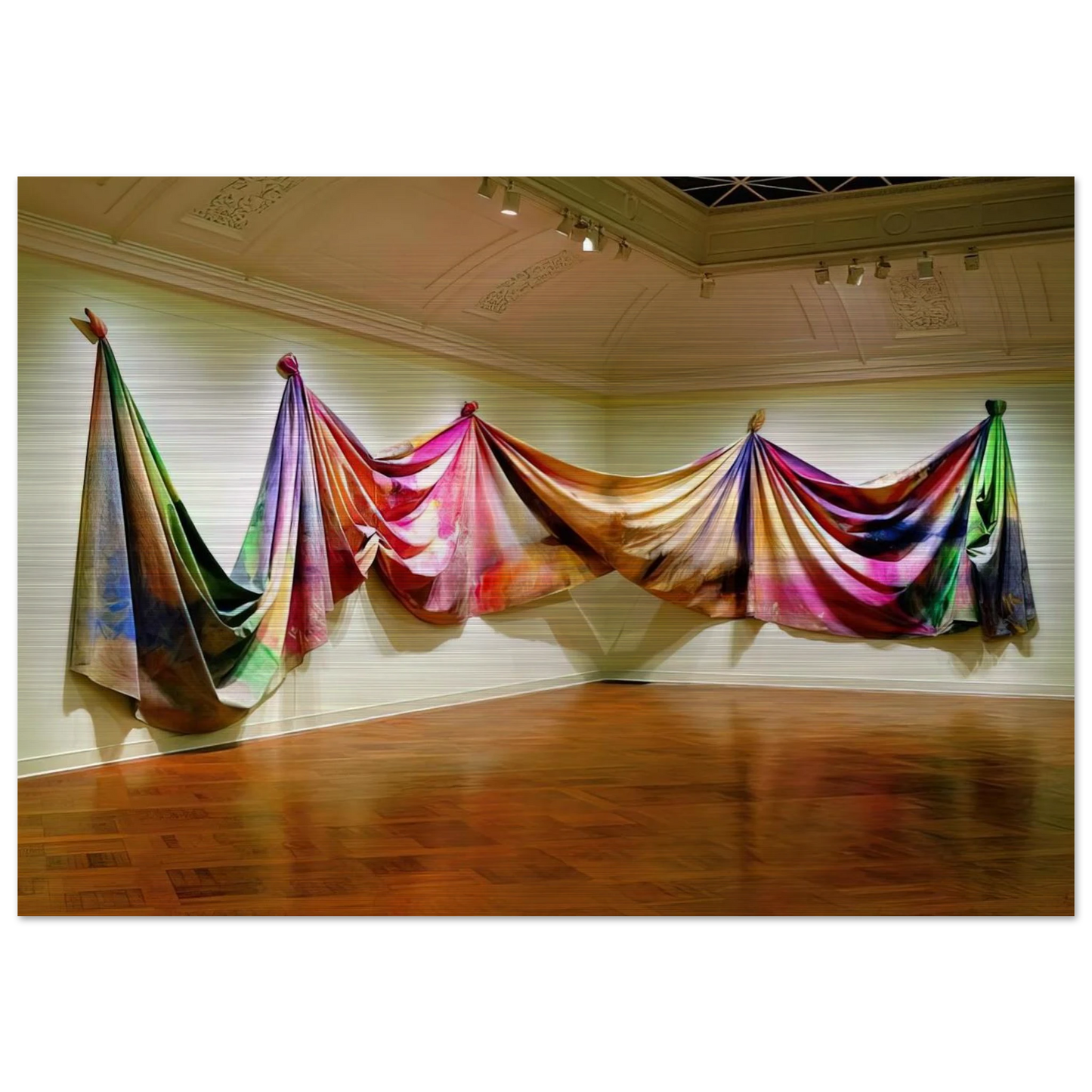 Light Depth - Sam Gilliam Brushed Aluminum Print - 70x100 cm / 28x40 inches | Sam Gilliam Aluminum Print | Sam Gilliam Prints