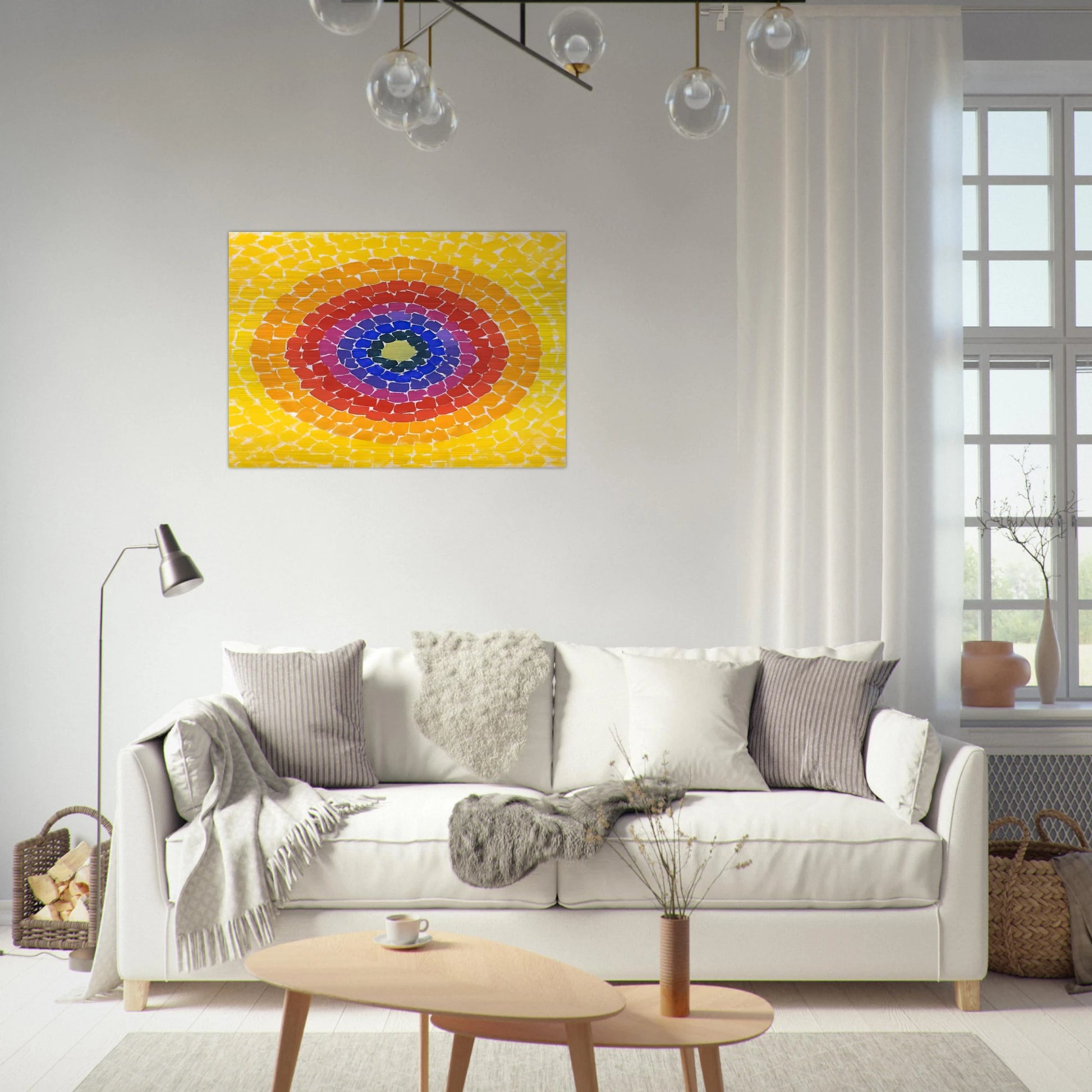 RESSURECTION 1966 - Alma Woodsey Thomas Brushed Aluminum Print - 70x100 cm / 28x40 inches | Alma Woodsey Thomas Aluminum Print | Alma Woodsey Thomas Prints