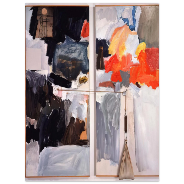 Robert Rauschenberg - STUDIO PAINTING 1961 1  75x100 cm / 30x40inches Fine Art Poster