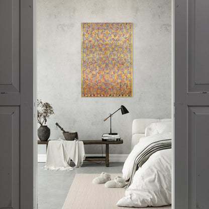 DANCERS ON A PLANE - Jasper Johns Brushed Aluminum Print - 70x100 cm / 28x40 inches | Jasper Johns Aluminum Print | Jasper Johns Prints