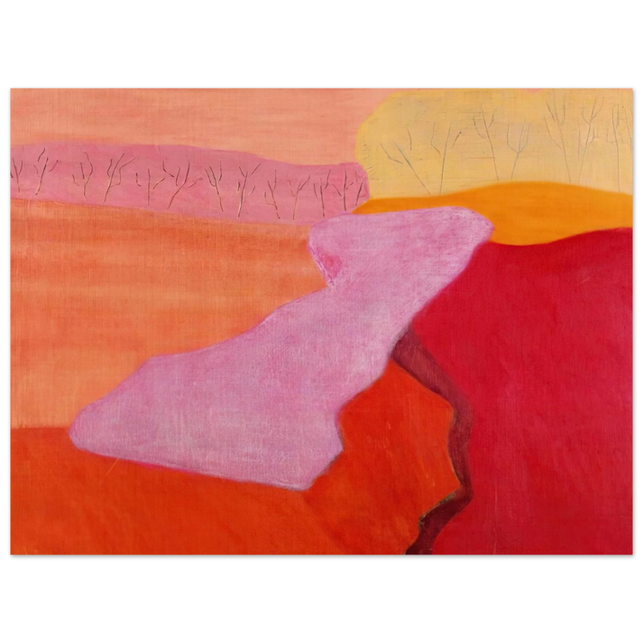 Milton Avery - Shapes of Spring - 1952  75x100 cm / 30x40inches Fine Art Poster