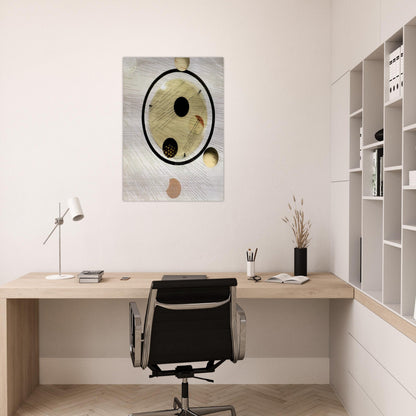 Space Modulator Experiment, Aluminum 5 - Laszlo Moholy-Nagy Brushed Aluminum Print - 70x100 cm / 28x40 inches | Laszlo Moholy-Nagy Aluminum Print | Laszlo Moholy-Nagy Prints
