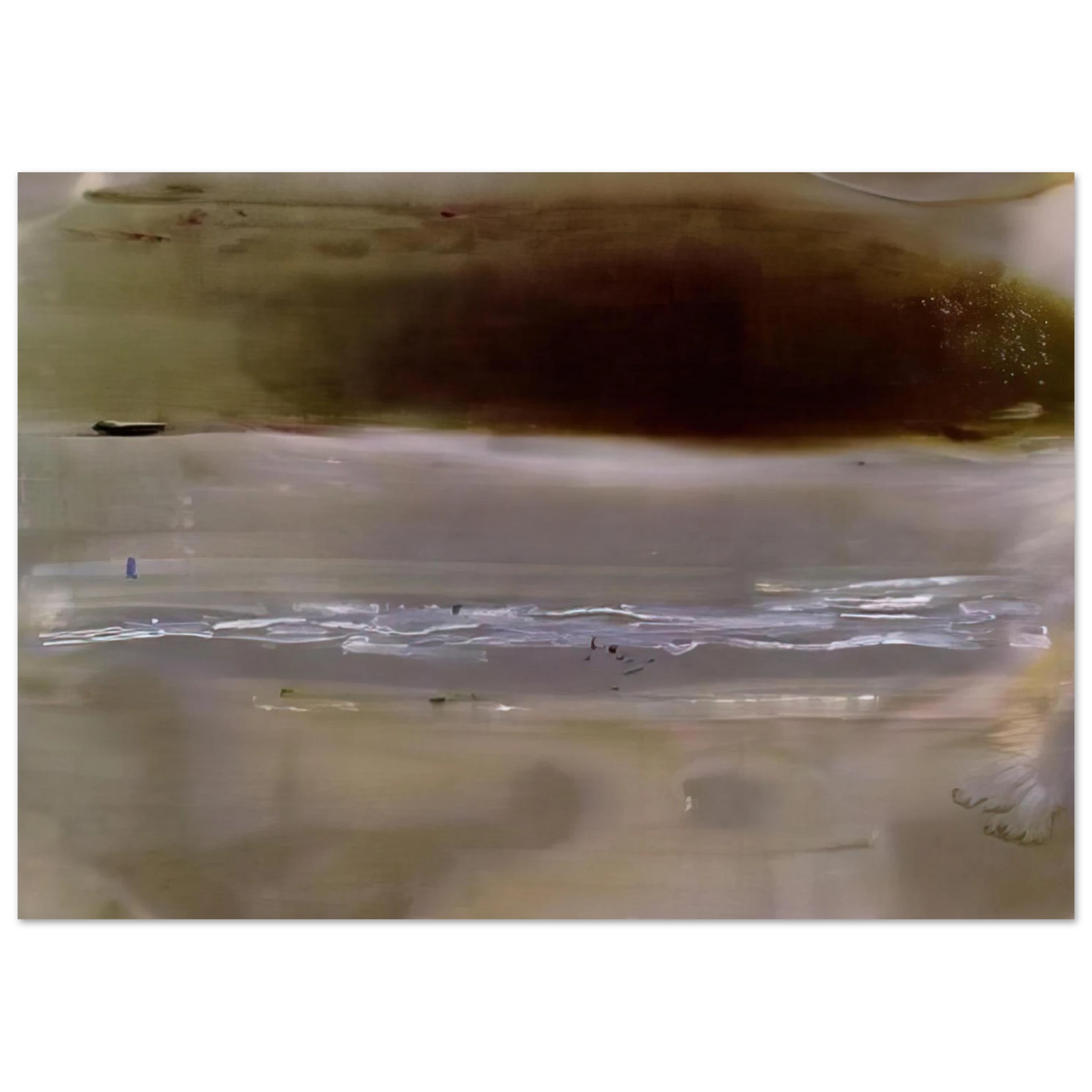 Helen Frankenthaler - Viewpoint II - 1979 Wall art - 30x45 cm / 12x18 inches - Premium Wooden Framed Poster With Fine Art Paper-canvas - White frame