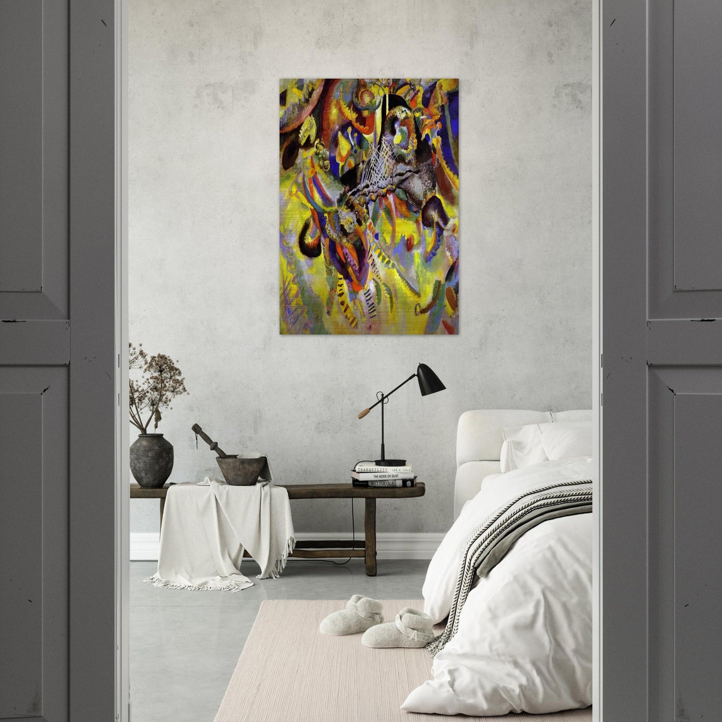 FUGUE 1914 - Wassily Kandinsky Brushed Aluminum Print - 70x100 cm / 28x40 inches | Wassily Kandinsky Aluminum Print | Wassily Kandinsky Prints