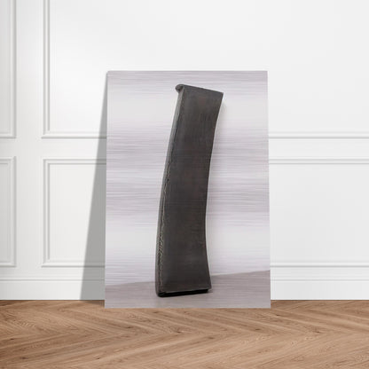 CHUNK 1967 - Richard Serra Brushed Aluminum Print - 70x100 cm / 28x40 inches | Richard Serra Aluminum Print | Richard Serra Prints