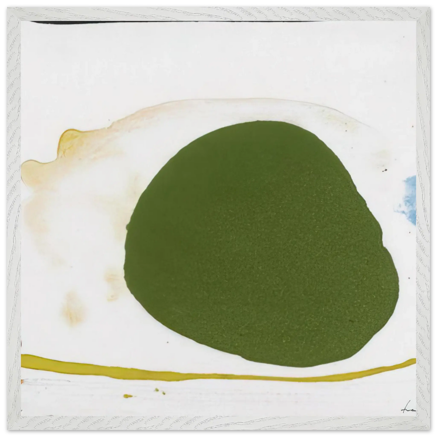 Helen Frankenthaler - Thanksgiving Day - 1973 Wall art - 40x60 cm / 16x24 Inches - Premium Wooden Framed Poster With Fine Art Paper - Wood frame