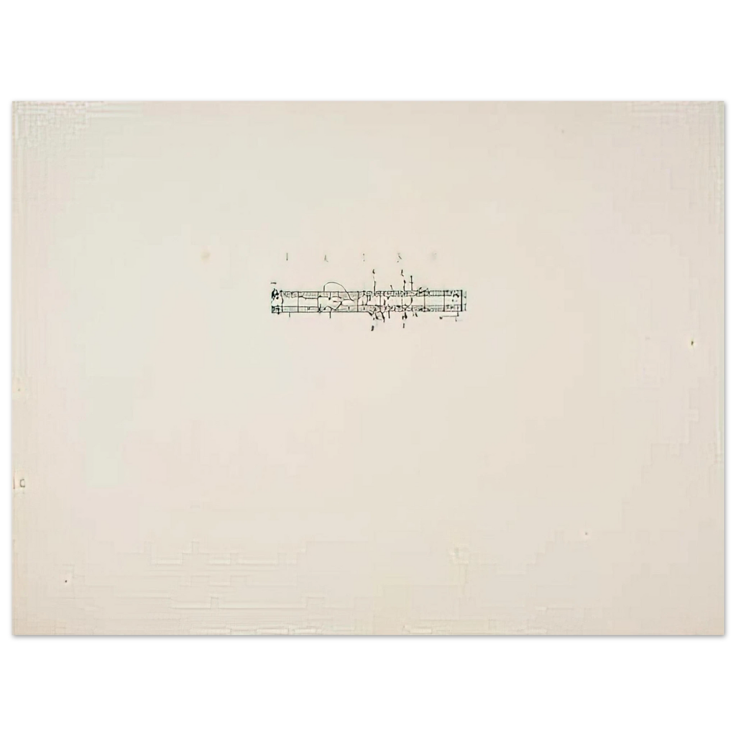 John Cage - Haiku - Neo-Dada  75x100 cm / 30x40inches Fine Art Poster