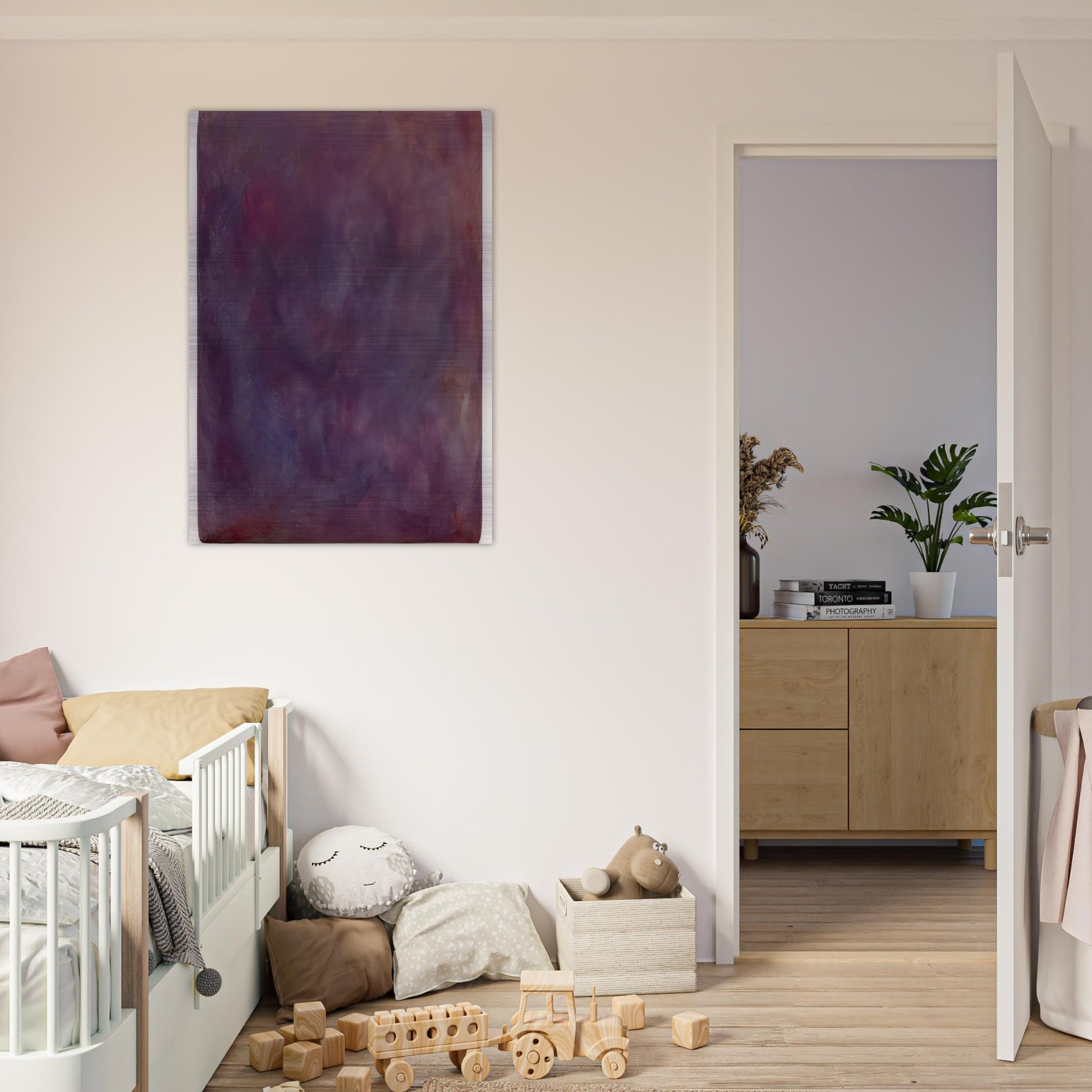 CENTAUREA 1983 - Gotthard Graubner Brushed Aluminum Print - 70x100 cm / 28x40 inches | Gotthard Graubner Aluminum Print | Gotthard Graubner Prints