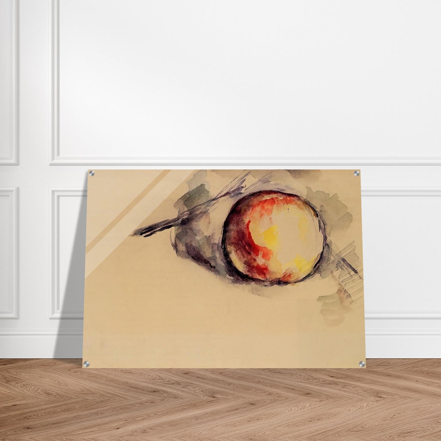 Study of an Apple - Paul Cézanne Acrylic Print - 70x100 cm / 28x40″ inches