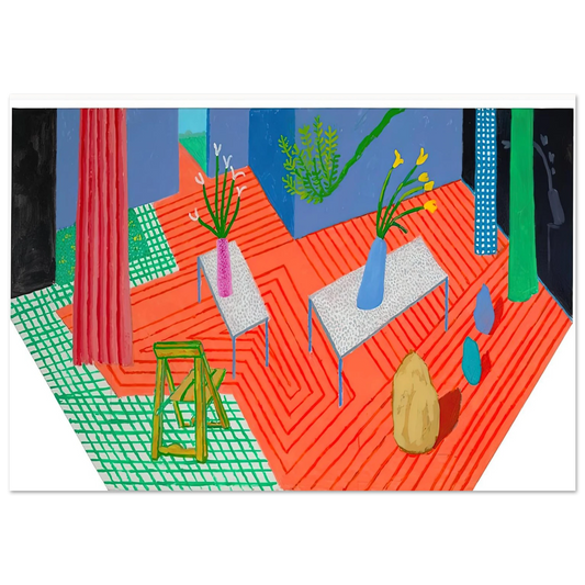 David Hockney - David Hockney Wall art - 13x18 cm / 5x7 inches - Fine Art Poster-canvas - -