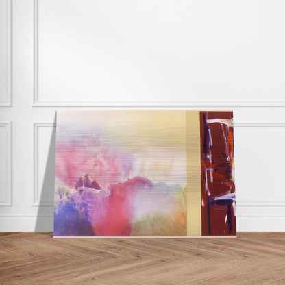 For Sara Teasdale - 1992 - Ronnie Landfield Brushed Aluminum Print - 70x100 cm / 28x40 inches | Ronnie Landfield Aluminum Print | Ronnie Landfield Prints