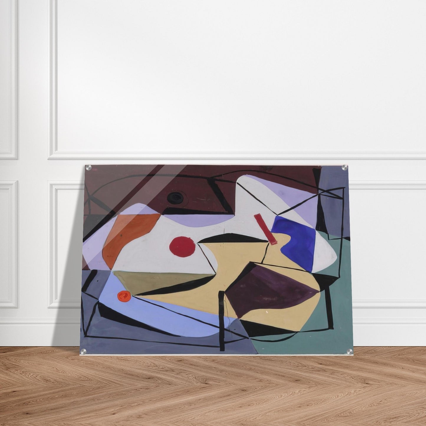 Study for a Painting - 1939 - Ad Reinhardt Acrylic Print - 70x100 cm / 28x40″ inches
