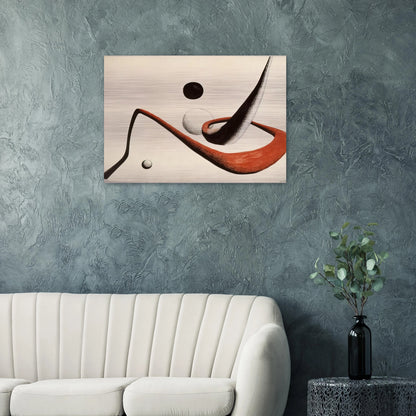 SPACE TUNNEL 1932 - Alexander Calder Brushed Aluminum Print - 70x100 cm / 28x40 inches | Alexander Calder Aluminum Print | Alexander Calder Prints