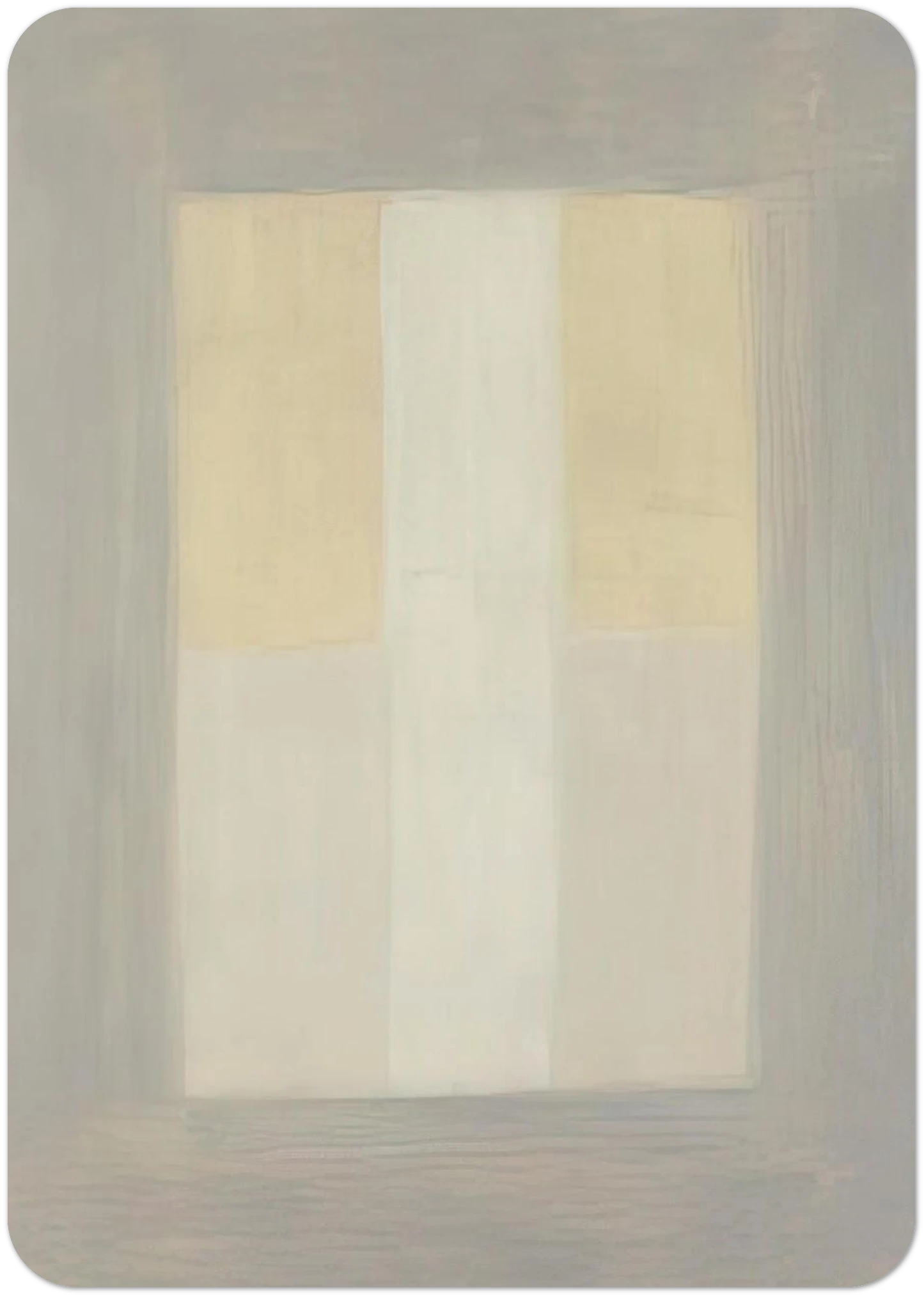 Desert Rain By Agnes Martin Pack of 10 Post Cards | Agnes Martin Post Cards | A6 (10.5 x 14.8 cm) - 4.1 x 5.8 inches