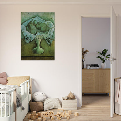 STILL LIFE 6 - Salvador Dali Brushed Aluminum Print - 70x100 cm / 28x40 inches | Salvador Dali Aluminum Print | Salvador Dali Prints