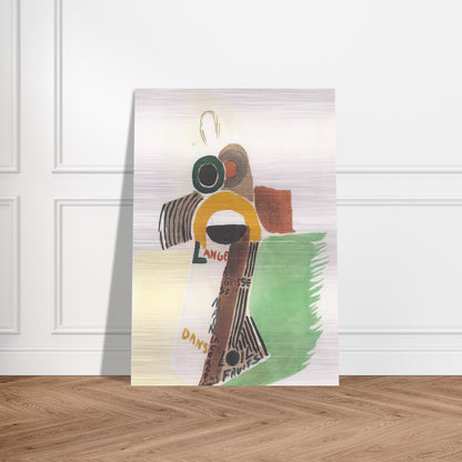 ROBE POEME L ANGE A GLISSE 1922 - Sonia Delaunay Brushed Aluminum Print - 70x100 cm / 28x40 inches | Sonia Delaunay Aluminum Print | Sonia Delaunay Prints
