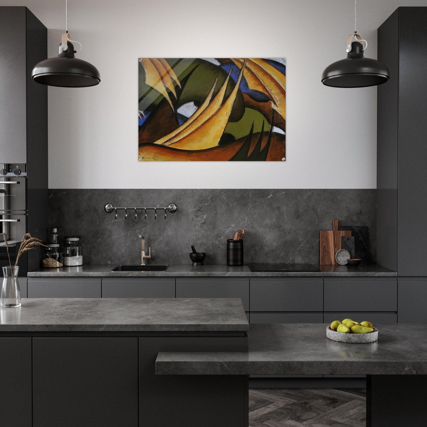 Sails - 1912 - Arthur Dove Acrylic Print - 70x100 cm / 28x40″ inches