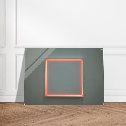 4 rythmes interférents en formant un carré - 1972 - Francois Morellet Acrylic Print - 70x100 cm / 28x40″ inches