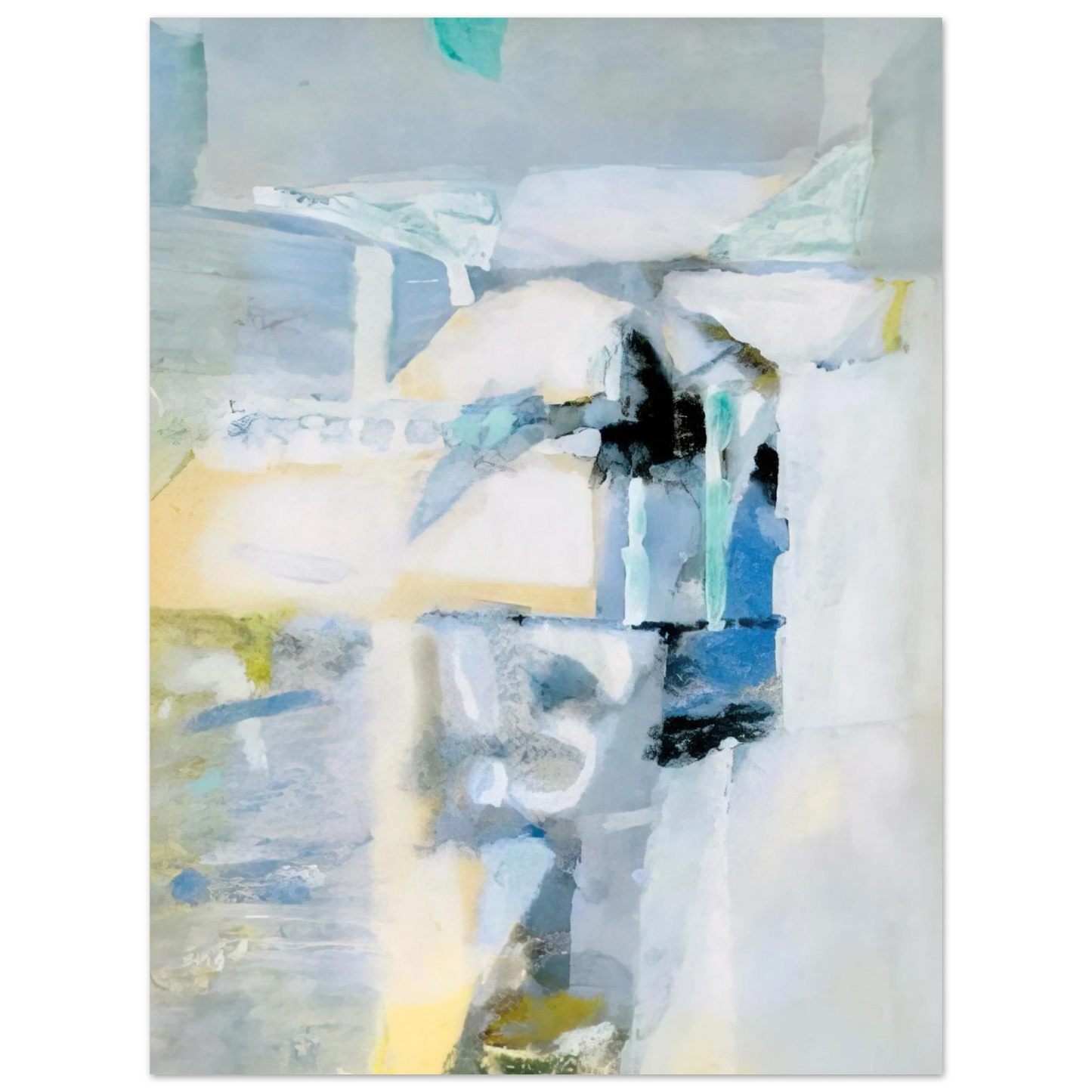 Menez - Reflexos - Lyrical Abstraction  75x100 cm / 30x40inches Fine Art Poster