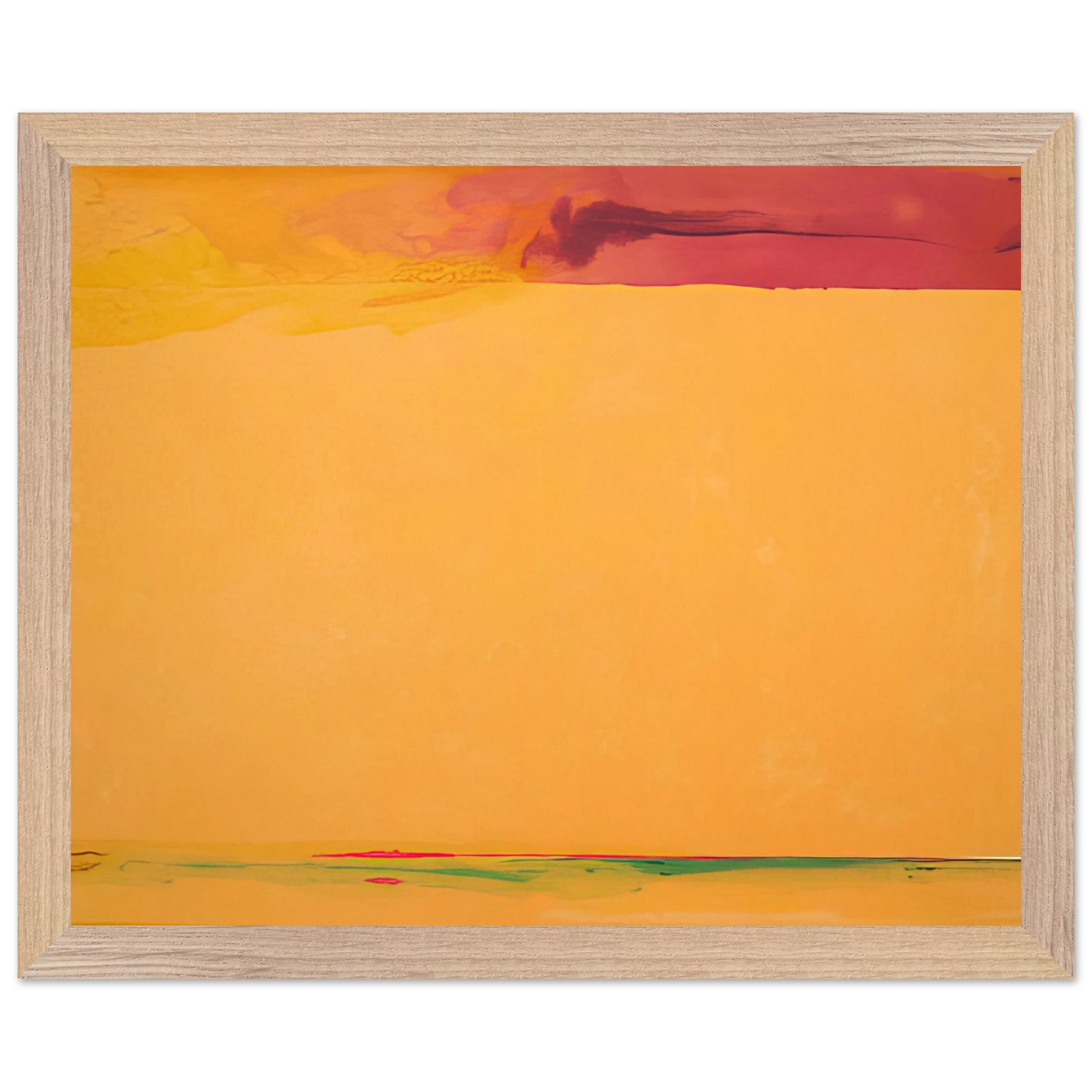 Helen Frankenthaler - Southern Exposure - 2005 Wall art - 27x35 cm / 11x14 inches - Premium Wooden Framed Poster With Fine Art Paper-canvas - Wood frame