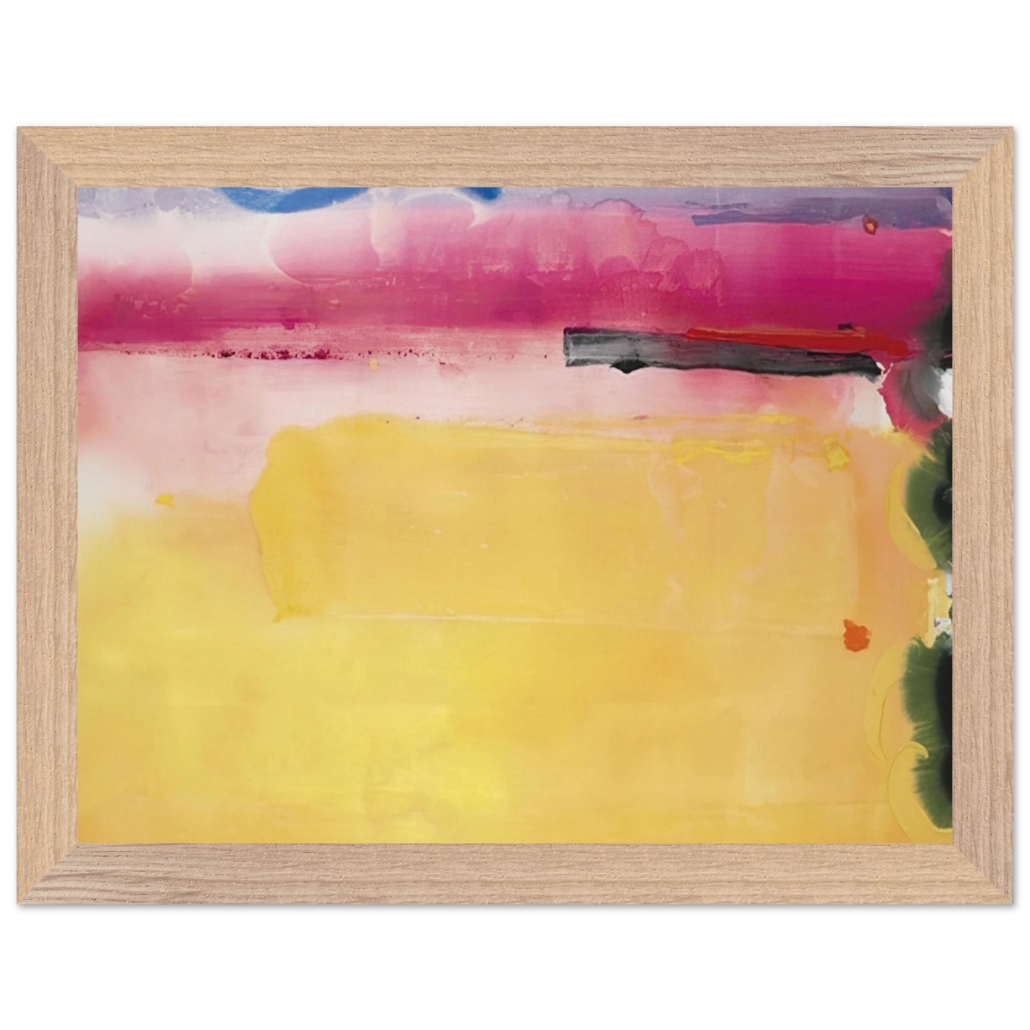 Helen Frankenthaler - Black-Eyed Susan - 1988 Wall art - 50x70 cm / 20x28 inches - Fine Art Poster-canvas - -