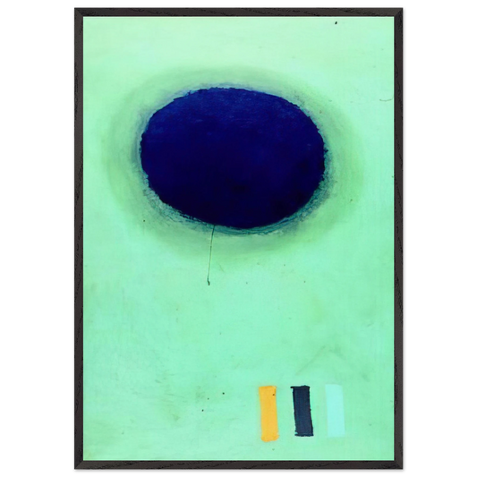 Vert - 1964 - Adolph Gottlieb 70x100 cm / 28x40 inches Framed Art Print – Black Wooden Frame