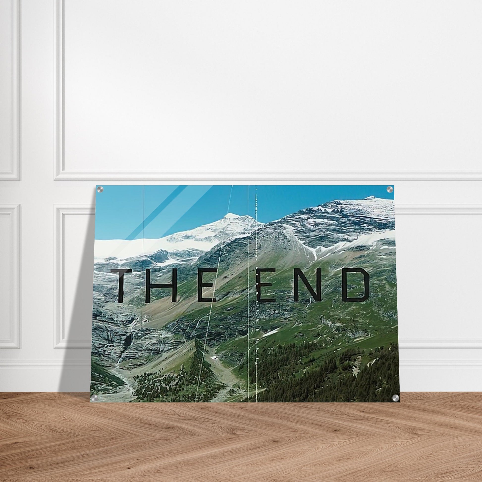 THE END 87 2010 - Edward Ruscha Acrylic Print - 70x100 cm / 28x40″ inches | Edward Ruscha Wall Art | Edward Ruscha Prints