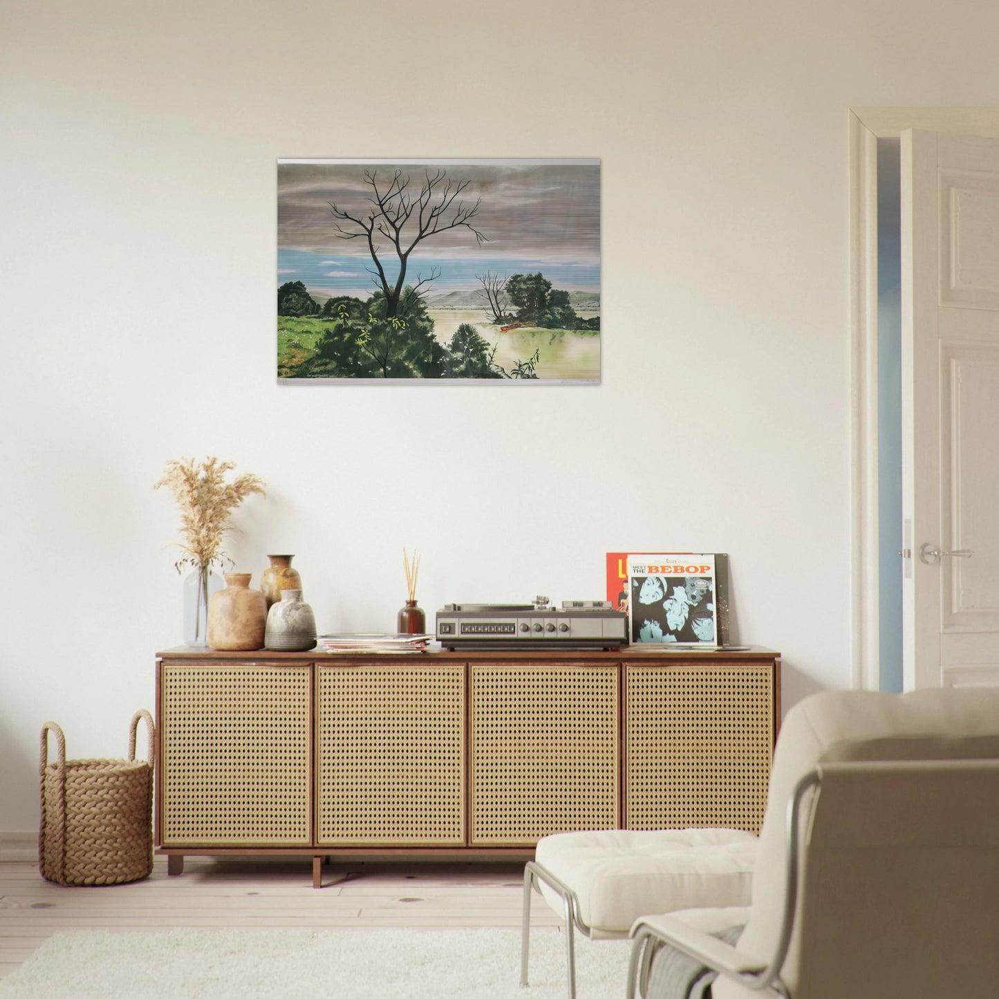Untitled - Early Spring Landscape - 1979 - Clarence Holbrook Carter Brushed Aluminum Print - 70x100 cm / 28x40 inches | Clarence Holbrook Carter Aluminum Print | Clarence Holbrook Carter Prints