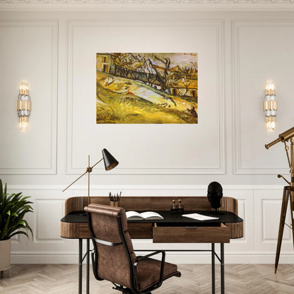 LANDSCAPE 1 - Chaim Soutine Brushed Aluminum Print - 70x100 cm / 28x40 inches | Chaim Soutine Aluminum Print | Chaim Soutine Prints