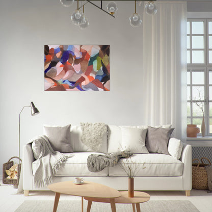 Night of the Red Wind - Alice Baber Brushed Aluminum Print - 70x100 cm / 28x40 inches | Alice Baber Aluminum Print | Alice Baber Prints