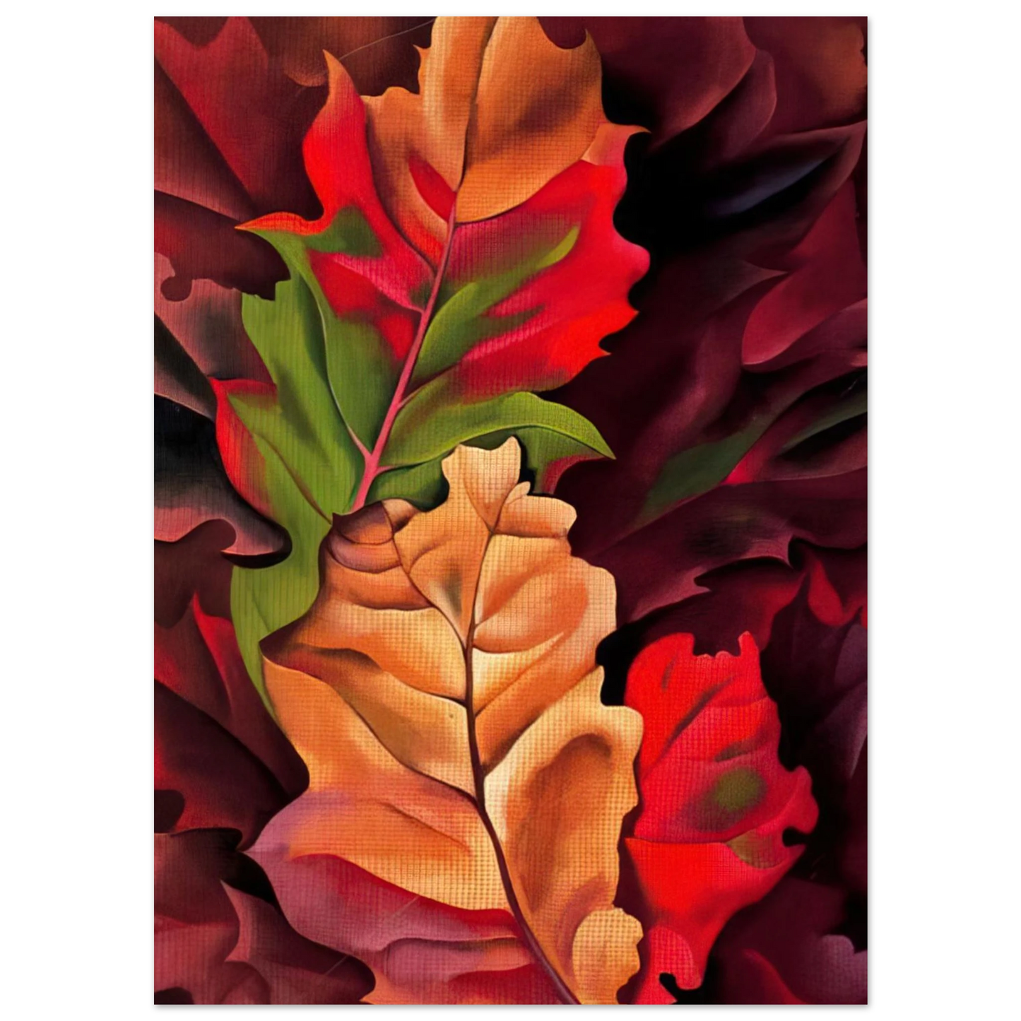 Georgia O'Keeffe - Autumn Leaves - Lake George, N.Y. Fine Art Poster