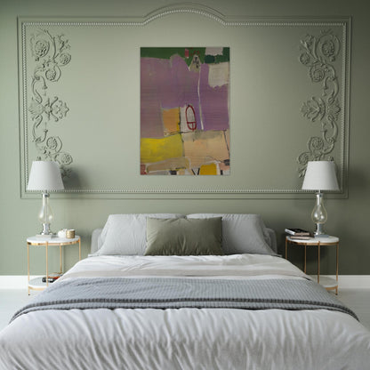 Albuquerque #4 - Richard Diebenkorn Brushed Aluminum Print - 70x100 cm / 28x40 inches | Richard Diebenkorn Aluminum Print | Richard Diebenkorn Prints