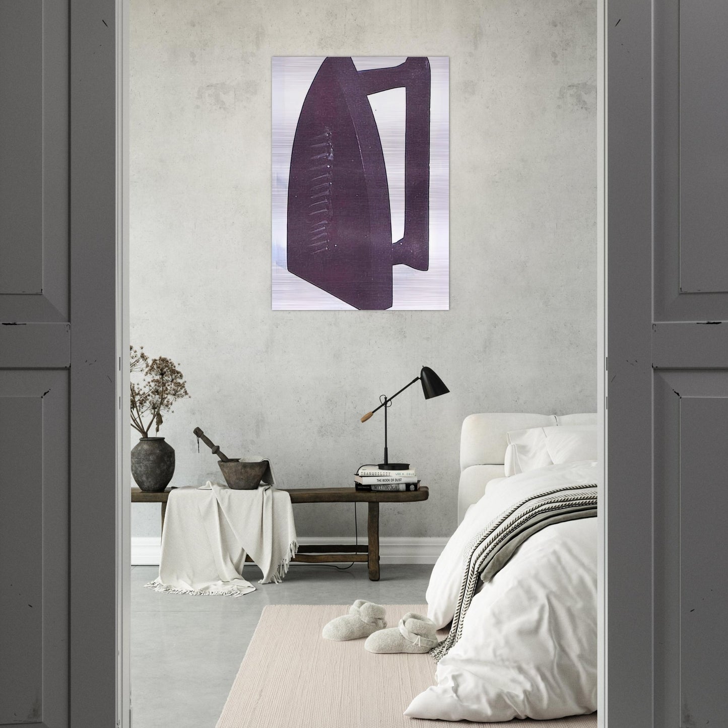 CADEAU GIFT REPLICA OF THE LOST 1921 ORIGINAL - Man Ray Brushed Aluminum Print - 70x100 cm / 28x40 inches | Man Ray Aluminum Print | Man Ray Prints