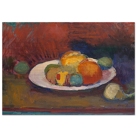 ASSIETTE DE FRUITS FRUIT DISH 1902 - Henri Matisse Brushed Aluminum Print - 70x100 cm / 28x40 inches | Henri Matisse Aluminum Print | Henri Matisse Prints