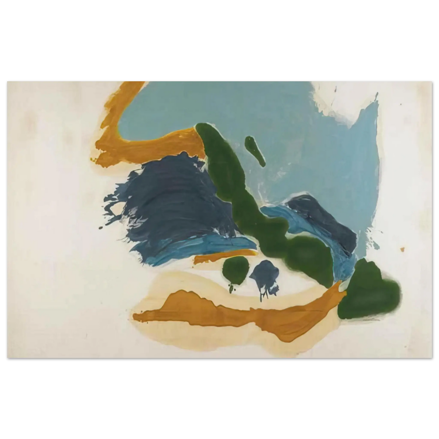 Helen Frankenthaler - Tuscany - 1963 Wall art - 70x100 cm / 28x40 Inches - Fine Art Poster - -