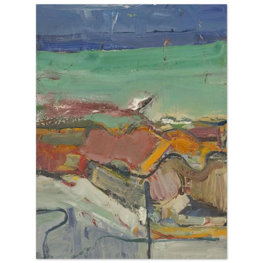 Richard Diebenkorn - Berkeley  75x100 cm / 30x40inches Fine Art Poster