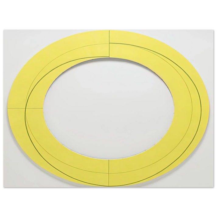 Robert Mangold - RING IMAGE M 2010  75x100 cm / 30x40inches Fine Art Poster