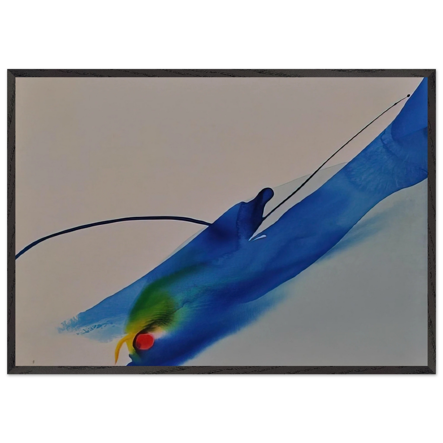 Phenomena Calling - Paul Jenkins 70x100 cm / 28x40 inches Framed Art Print – Black Wooden Frame