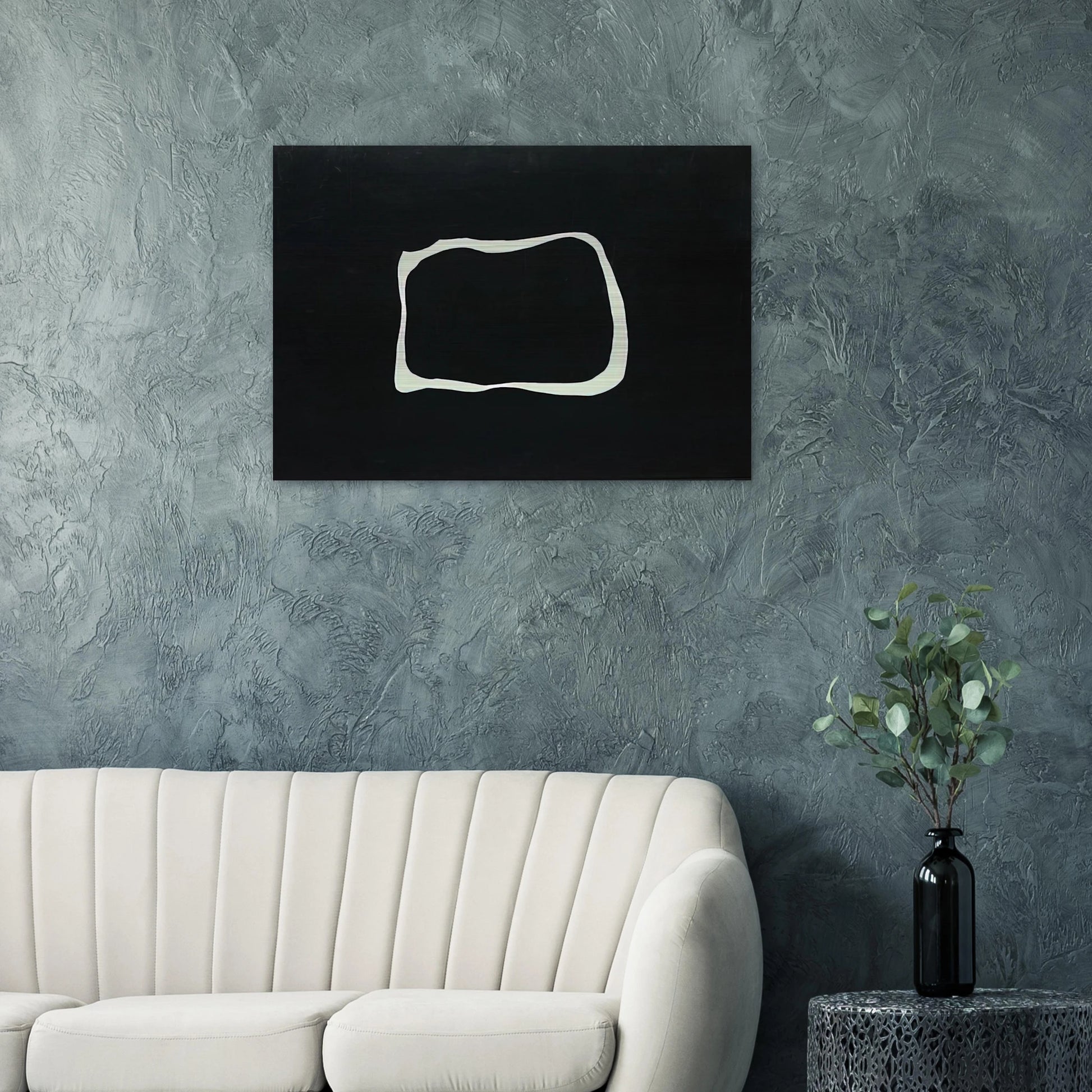 Untitled - 1966 - Jiro Yoshihara Brushed Aluminum Print - 70x100 cm / 28x40 inches | Jiro Yoshihara Aluminum Print | Jiro Yoshihara Prints