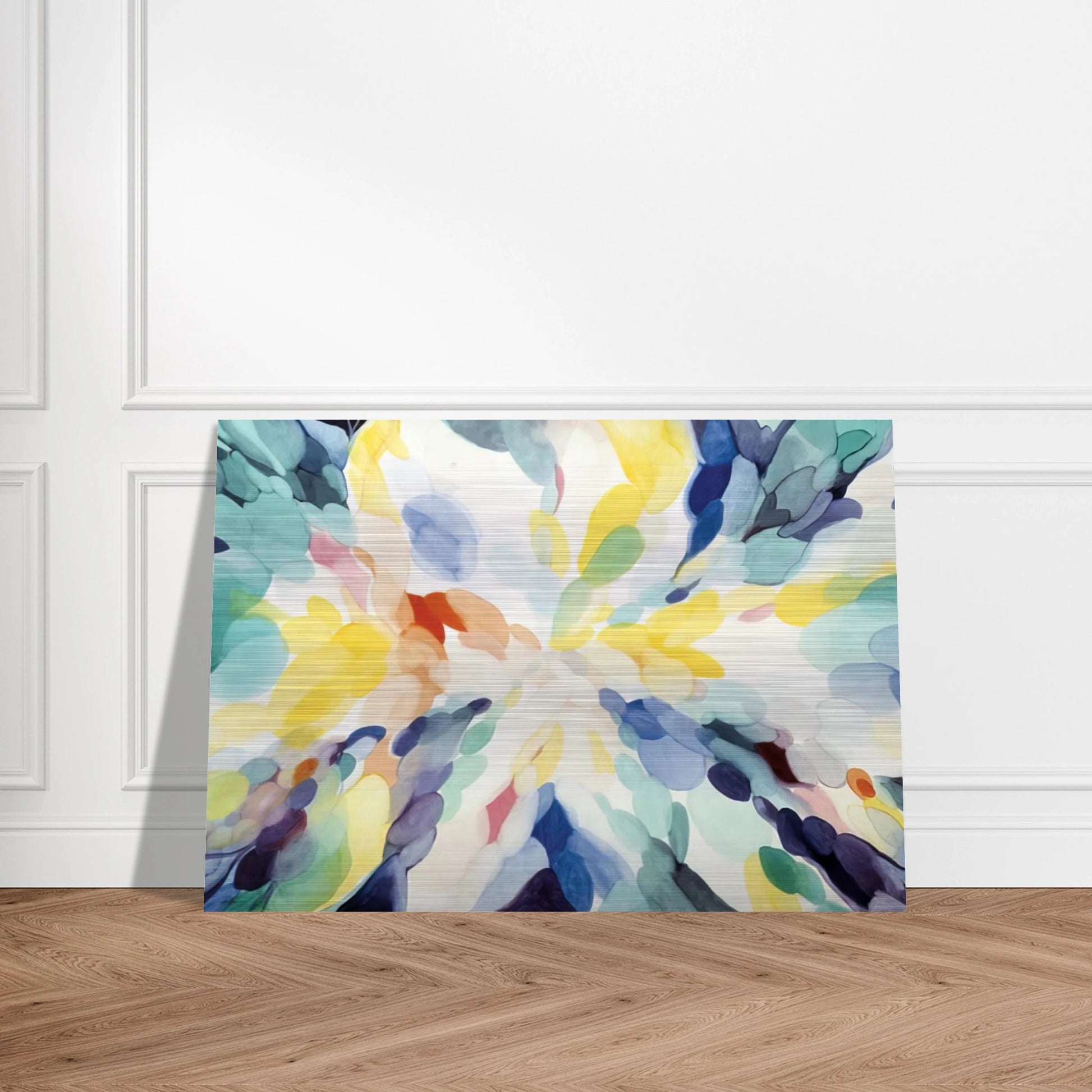 Wheel of Day - Alice Baber Brushed Aluminum Print - 70x100 cm / 28x40 inches | Alice Baber Aluminum Print | Alice Baber Prints