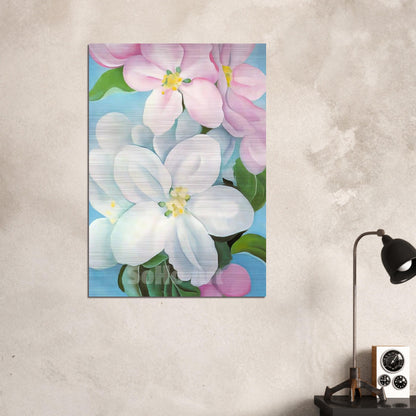 Apple Blossoms - Georgia O'Keeffe Brushed Aluminum Print - 70x100 cm / 28x40 inches | Georgia O'Keeffe Aluminum Print | Georgia O'Keeffe Prints
