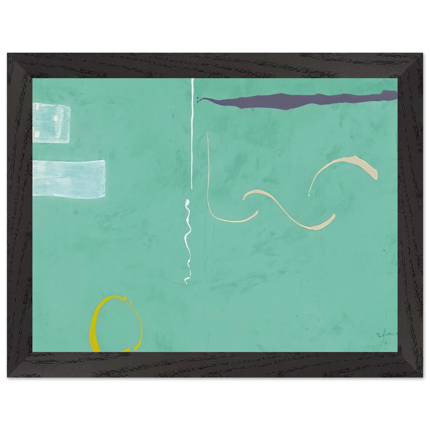Helen Frankenthaler - Tahiti - 1989 Wall art - 27x35 cm / 11x14 inches - Fine Art Poster-canvas - -