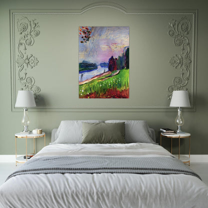 COPSE OF THE BANKS OF THE GARONNE 1900 - Henri Matisse Brushed Aluminum Print - 70x100 cm / 28x40 inches | Henri Matisse Aluminum Print | Henri Matisse Prints