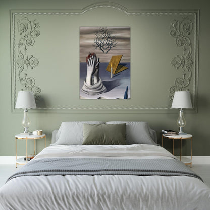 THE DAWN OF CAYENNE 1926 - Rene Magritte Brushed Aluminum Print - 70x100 cm / 28x40 inches | Rene Magritte Aluminum Print | Rene Magritte Prints