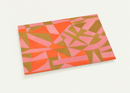 Flight of Colors - 1949 By Carmen Herrera Pack of 10 Post Cards | Carmen Herrera Post Cards | A6 (10.5 x 14.8 cm) - 4.1 x 5.8 inches